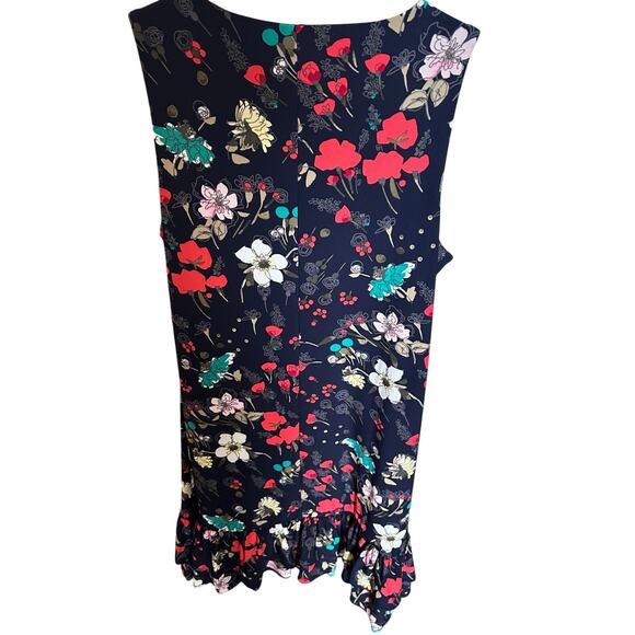 Tommy Hilfiger Floral Print Ruffled Hem Shift Dress Women's size 10 NWT - Picture 6 of 6